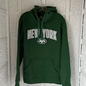 Men’s Fanatics hoodie Sweatshirt New York Jets size large perfect condition